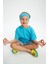 Aqua-Aqua Erkek Çocuk Pamuklu Penye Oversize Aqua T-Shirt Bandana İkili Takım 5