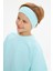 Buz Mavi-Buz Mavi Erkek Çocuk Pamuklu Penye Oversize Buz Mavi T-Shirt Bandana İkili Takım 2