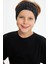 Siyah Desenli-Siyah Erkek Çocuk Pamuklu Penye Oversize Kamuflaj T-Shirt Bandana İkili Takım 2