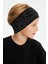 Siyah Desenli-Siyah Erkek Çocuk Pamuklu Penye Oversize Kamuflaj T-Shirt Bandana İkili Takım 4