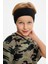 Siyah-Kamuflaj Erkek Çocuk Pamuklu Penye Oversize Kamuflaj T-Shirt Bandana İkili Takım 4