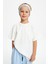 Bebe Mavi-Beyaz Erkek Çocuk Pamuklu Penye Oversize Beyaz T-Shirt Mavi Bandana 2'li Takım 3