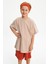 Kiremit-S.kahve Erkek Çocuk Pamuklu Penye Oversize Gri T-Shirt Lacivert Bandana 2'li Takım 5
