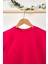 Fuşya Kız Çocuk Kısa Kollu Bisiklet Yaka Terletmez, Rahat Pamuklu Penye T-Shirt 3