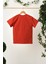 Kiremit Kız Çocuk Kısa Kollu Bisiklet Yaka Terletmez, Rahat Pamuklu Penye T-Shirt 2