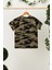 Kamuflaj Kız Çocuk Kısa Kollu Bisiklet Yaka Terletmez, Rahat Pamuklu Penye T-Shirt 2