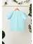 Bebe Mavi Kız Çocuk Kısa Kollu Bisiklet Yaka Terletmez, Rahat Pamuklu Penye T-Shirt 2