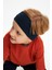Lacivert-Kiremit Erkek Çocuk Pamuklu Penye Oversize Gri T-Shirt Lacivert Bandana 2'li Takım 4