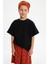 Kiremit Desenli-Siyah Erkek Çocuk Pamuklu Penye Oversize Kamuflaj T-Shirt Bandana İkili Takım 2