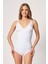 Beyaz Balenli Double Boy Slip Lazer Korse 2
