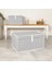 Mar Home Çok Amaçlı Baza Altı Mega Kutu Hurç Çizgili 60X40X30 1