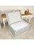 Mar Home Çok Amaçlı Baza Altı Mega Kutu Hurç Çizgili 60X40X30 4