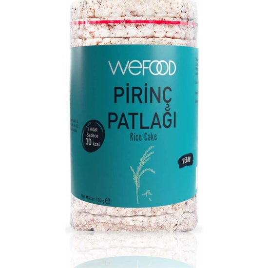Wefood Pirinç Patlağı 100 gr 8683347031184