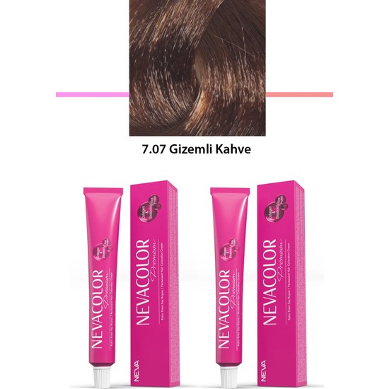 NEVA COLOR 2 Li Set Premium 7.07 Gizemli Kahve Kalıcı Krem Fiyatı