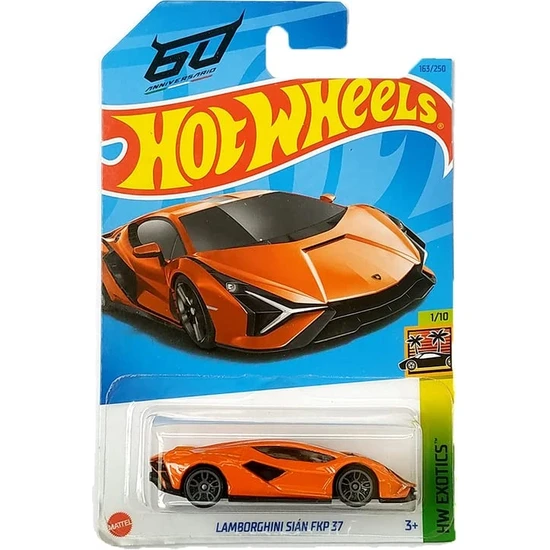 Hot Wheels Hw Exotics Lamborghini Sian Fkp 37 1:64 Scale (Orange)