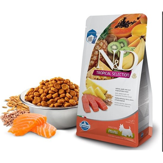 N&d Tropıcal Selectıon Somonlu Yetişkin Köpek Maması 1,5 kg Küçük Irk İçin Besleyici Formül