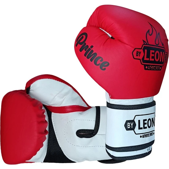 By Leon 1982 Prince Training Boks, Kick Boks ve Muay Thai Eldiveni Kırmızı