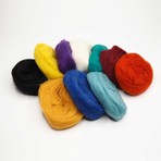 Ritzz Yün Keçe Seti 10 Renk %100 Merinos Yün ile Yaratıcı Projeler İçin 130 Gram