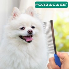 Forzacase Kedi ve Köpekler Için Kıtık Açıcı Metal Tüy Toplama Tarağı - FC042