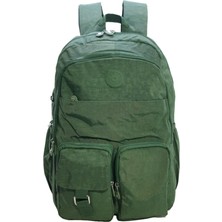 Baginn Klinkır Okul Çantası Lise Ortaokul Üniversite Yağmur Geçirmez Hafif Kumaş Çok Cepli