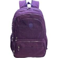 Baginn Klinkır Okul Çantası Lise Ortaokul Üniversite Yağmur Geçirmez Hafif Kumaş Çok Cepli