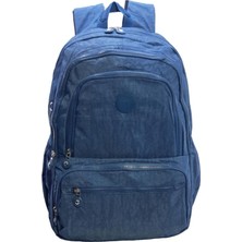 Baginn Klinkır Okul Çantası Lise Ortaokul Üniversite Yağmur Geçirmez Hafif Kumaş Çok Cepli