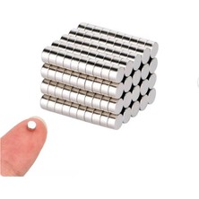 Yuvarlak Neodyum Mıknatıs Magnet - 5 mm Çap - 3 mm Kalınlık