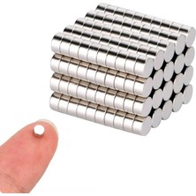 Yuvarlak Neodyum Mıknatıs Magnet - 5 mm Çap - 3 mm Kalınlık