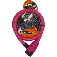 Knitex  Knitex KTX-2384 Kalın Motor Kilidi 18MMX100CM - Pembe -96