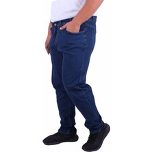 Starbattal Büyük Beden Erkek Kot Pantolon Power Lycra Madrid 11900  Koyu Mavi 60 Beden Rahat Kullanım