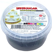 Şeker & Sugar Şeker Hamuru 200 gr Siyah