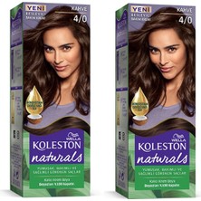 Naturals Saç Boyası Kahve 4/0 2x Paket