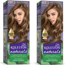 Naturals Saç Boyası Küllü Kumral 7/1 2x Paket