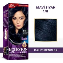 Koleston Intense Saç Boyası 1/0 Mavi Siyah - Salon Kalitesi