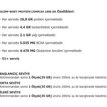 Olimp Whey Protein %100 Complex 1800 gr - Beyaz Çikolata