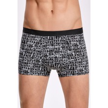 İlke İç Giyim Ilke 1601 Erkek Likralı Desenli Boxer