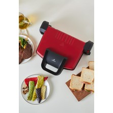 Karaca Future Essential Tost Makinesi Matte Red 1800 W