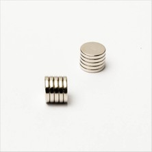 6x1 mm (Çap 6mm x Kalınlık 1mm) Yuvarlak Güçlü Disk Neodyum Mıknatıs Adet Seçenekli