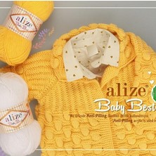 Alize Baby Best Anti-Pilling Bebe El Örgü Ipi - 142 Gül Grisi
