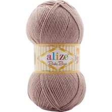 Alize Baby Best Anti-Pilling Bebe El Örgü Ipi - 142 Gül Grisi