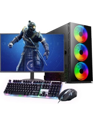 Rogame Intel I3 13100F 16GB 240SSD 1tb HDD 12GB RTX3060 24" Mon. (Gaming Set)