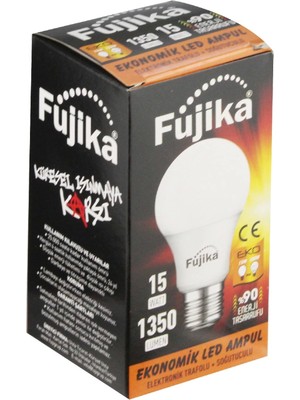 Fujika LED Ampul 15W - 105W Beyaz Işık E27 Duy LED Lamba 1350 Lümen