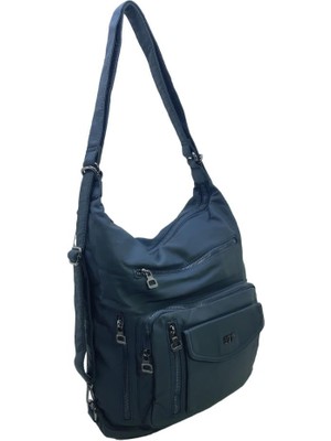 Baginn Y.S.Deri Kadın Sırt Çantası Fonksiyonel Kullanım Ister Omuz Ister Çapraz Askılı Postacı Çanta