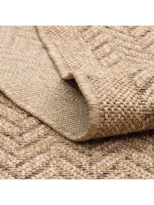 Eko Halı Salda   Sld  05  Natural  120*180  Cmjüt  Görünümlü  Yıkanabilir  Sisal  Kilim