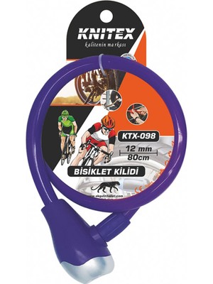 Knitex  Knitex KTX-098 Motor Kilidi 12MMX80CM - Mor -96