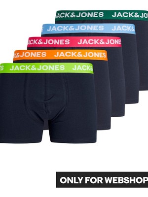 Jack & Jones Jacnorman Contrast Trunks 5 Pack