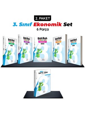 Öğretmen Evde Yayınları 3. Sınıf Süper Ekonomik Set – 6 Parça