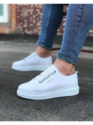 Bpm Wagoon WG026 Beyaz Kalın Taban Casual Erkek Ayakkabı