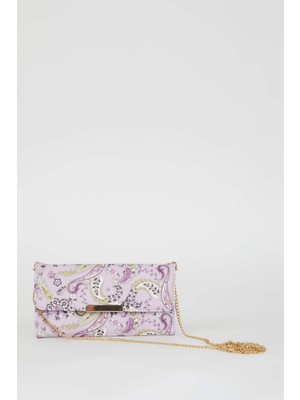 DeFacto Kadın Desenli Zincirli Cüzdan B1610AXNS