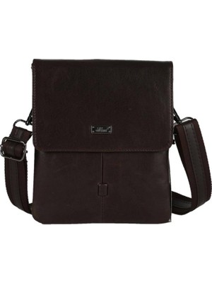 Hakiki Deri Kahverengi Erkek Postacı Çantası